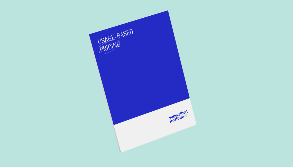 Usage based pricing