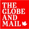 The Globe and Mail logo with white text on a red background and a white maple leaf in the bottom right corner.